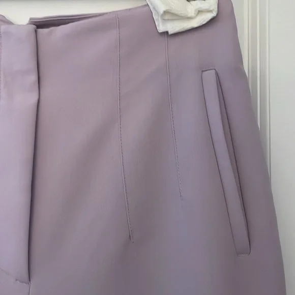 ZARA Women’s Lilac High-Waisted Pants M EUC - Picture 5 of 13